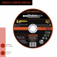 DISCO CORTE 14' x 3.2mm METAL/INOX DAC 835032