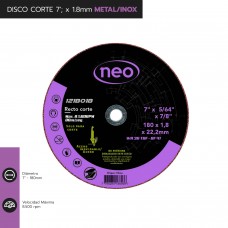 DISCO CORTE 7' x 1.8mm ACERO INOX 1218018